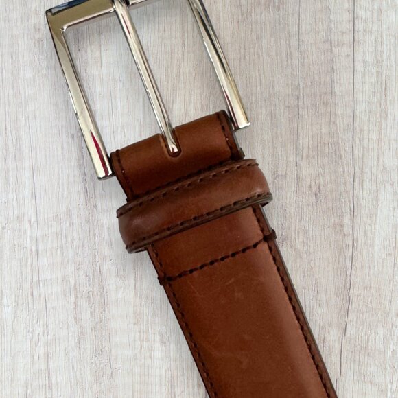 To Boot New York Adam Derrick Tan Brown Leather Belt 40 - Picture 4 of 4
